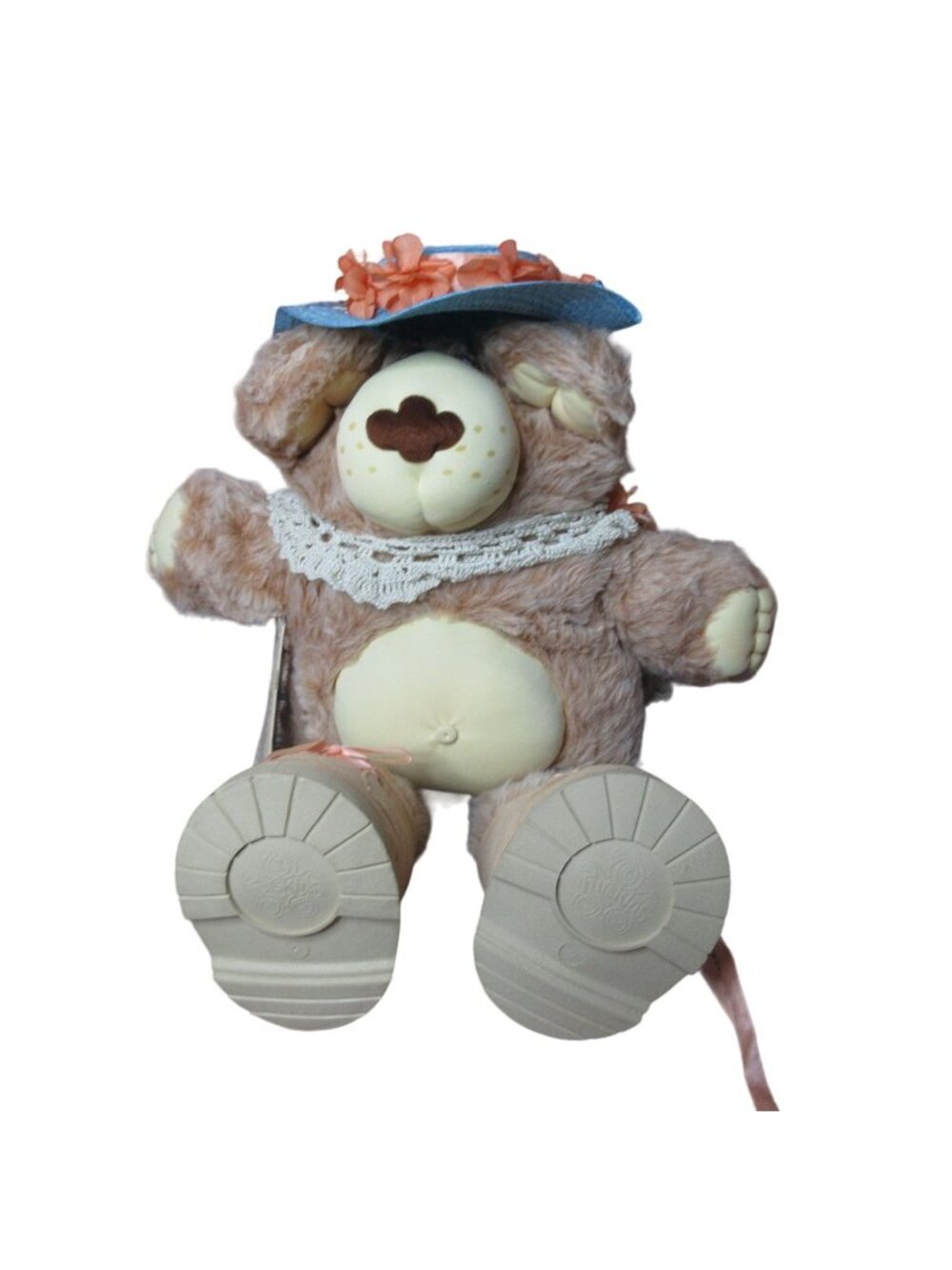 Vintage Furskins Hattie Teddy Bear Toy Plush Xavier Roberts 22” Vintage 1985